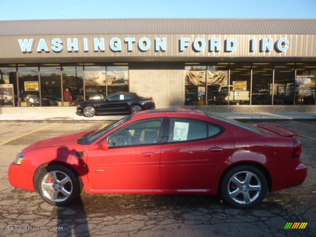 Crimson Red Pontiac Grand Prix