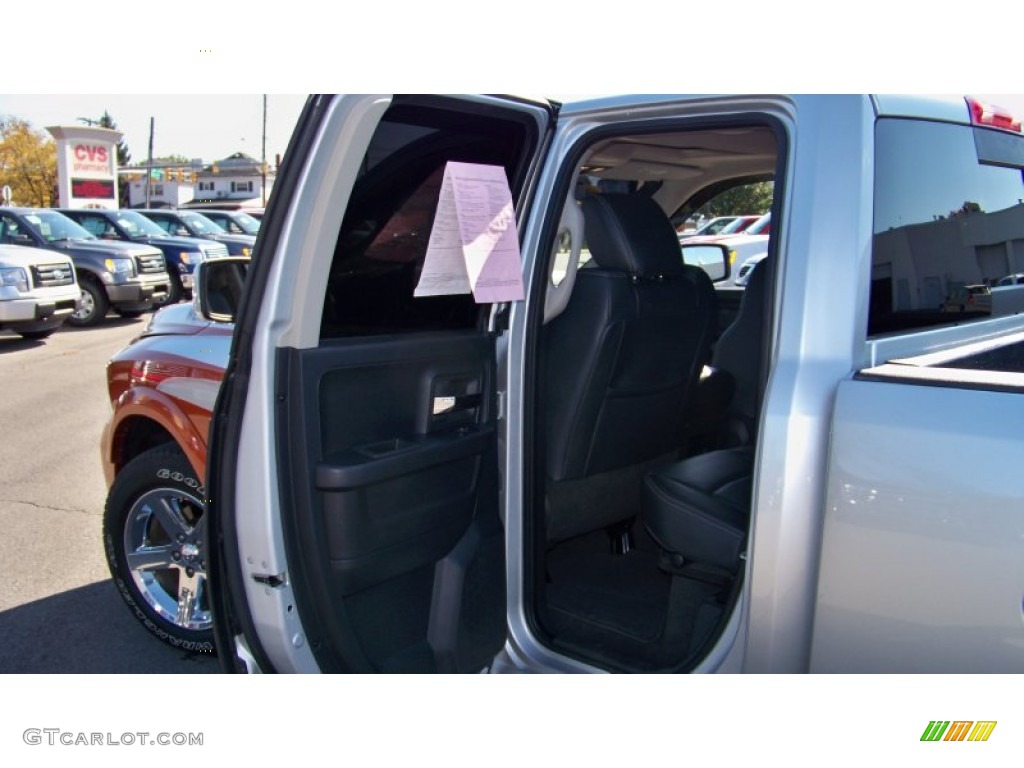 2010 Ram 1500 Laramie Quad Cab 4x4 - Bright Silver Metallic / Dark Slate/Medium Graystone photo #15