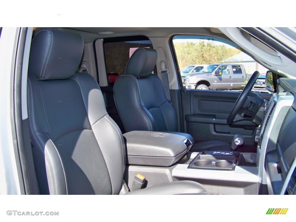 2010 Ram 1500 Laramie Quad Cab 4x4 - Bright Silver Metallic / Dark Slate/Medium Graystone photo #20