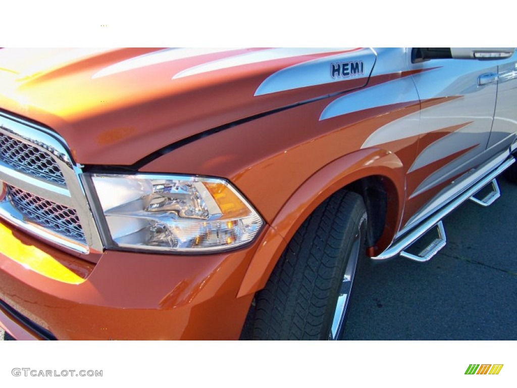 2010 Ram 1500 Laramie Quad Cab 4x4 - Bright Silver Metallic / Dark Slate/Medium Graystone photo #26