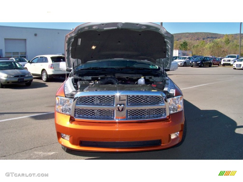 2010 Ram 1500 Laramie Quad Cab 4x4 - Bright Silver Metallic / Dark Slate/Medium Graystone photo #27