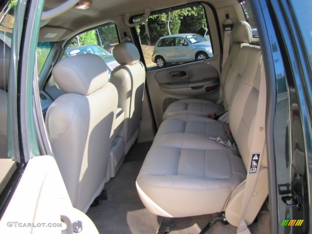 2002 F150 Lariat SuperCrew - Dark Highland Green Metallic / Medium Parchment photo #9