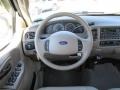 Medium Parchment 2002 Ford F150 Lariat SuperCrew Steering Wheel