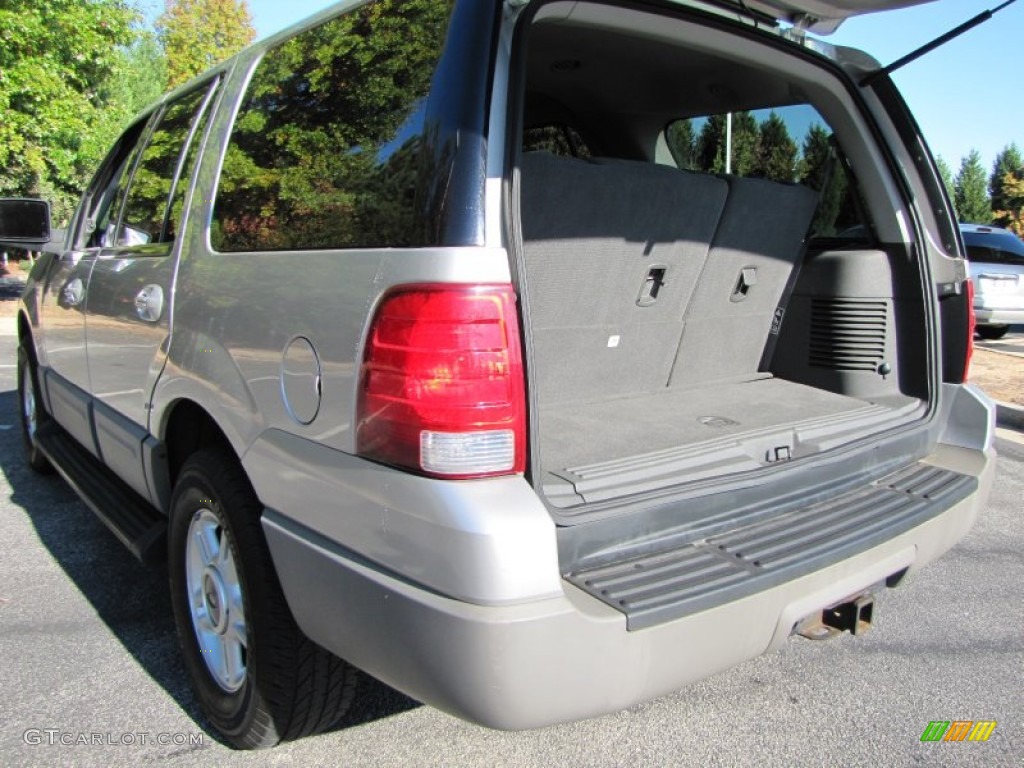 2003 Expedition XLT - Silver Birch Metallic / Flint Grey photo #10