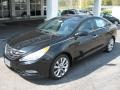 2012 Midnight Black Hyundai Sonata SE  photo #2