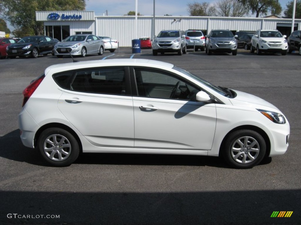 2012 Accent GS 5 Door - Century White / Gray photo #5