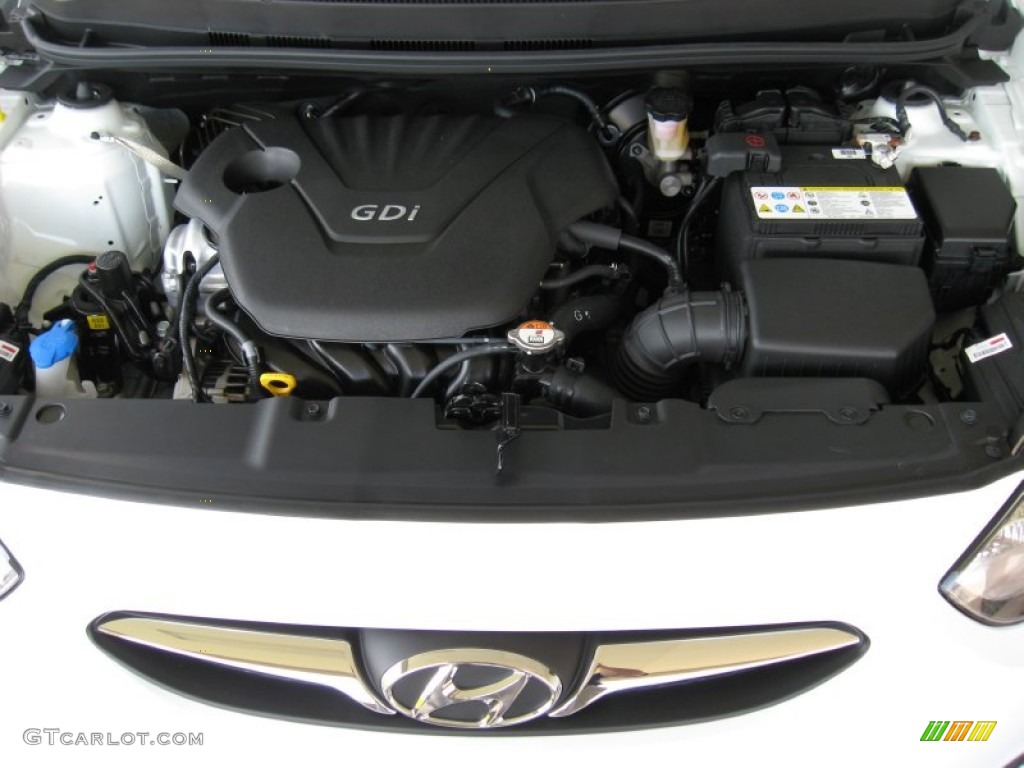 2012 Hyundai Accent GS 5 Door 1.6 Liter GDI DOHC 16-Valve D-CVVT 4 Cylinder Engine Photo #55382907