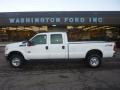 Oxford White - F350 Super Duty XL Crew Cab 4x4 Photo No. 1