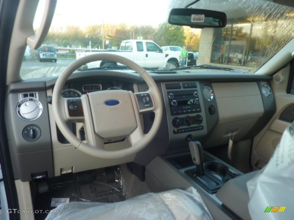 2012 Ford Expedition XL 4x4 Stone Dashboard Photo #55383279