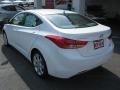 2012 Shimmering White Hyundai Elantra Limited  photo #8