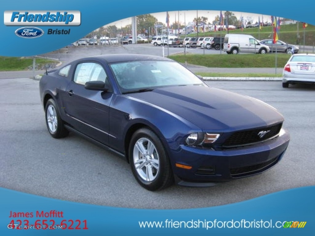 2012 Mustang V6 Coupe - Kona Blue Metallic / Charcoal Black photo #4