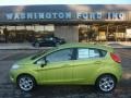 2012 Lime Squeeze Metallic Ford Fiesta SES Hatchback  photo #1