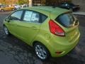 Lime Squeeze Metallic 2012 Ford Fiesta SES Hatchback Exterior