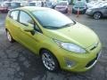 2012 Lime Squeeze Metallic Ford Fiesta SES Hatchback  photo #6