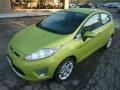 2012 Lime Squeeze Metallic Ford Fiesta SES Hatchback  photo #8