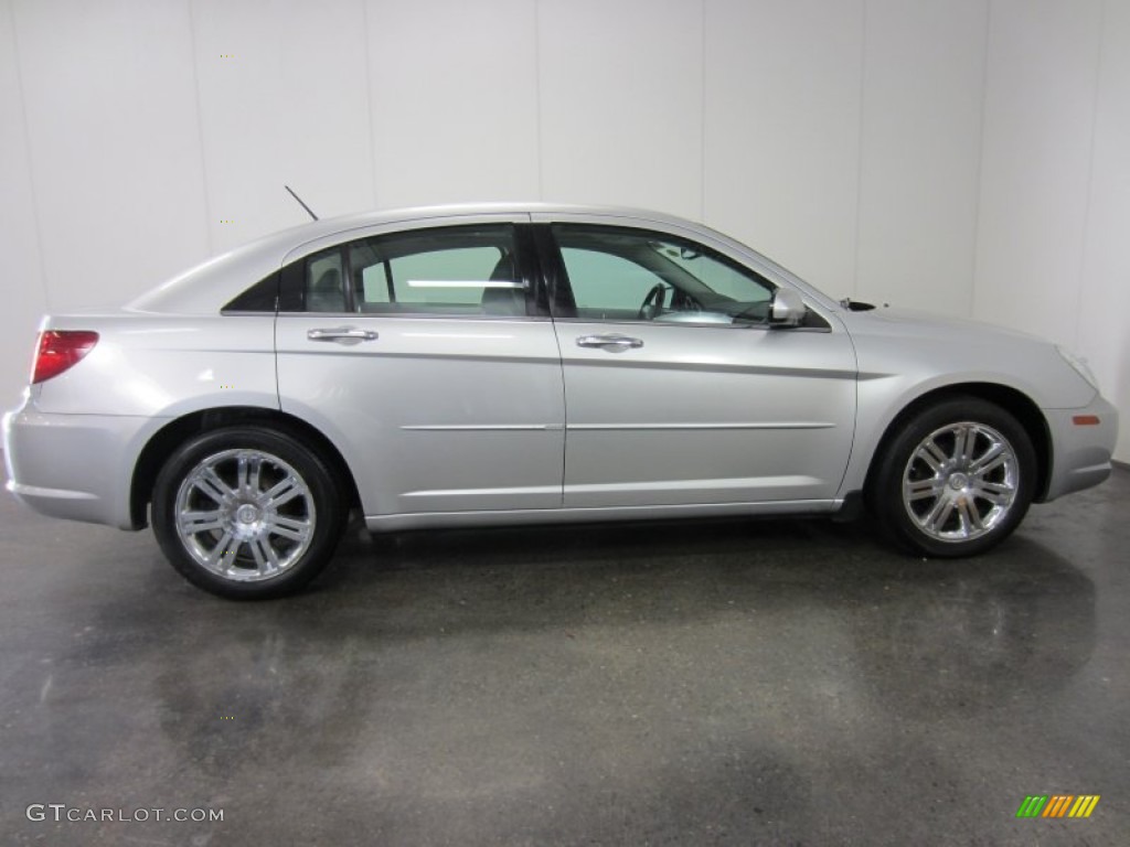 Bright Silver Metallic 2008 Chrysler Sebring Limited Sedan Exterior Photo #55384479