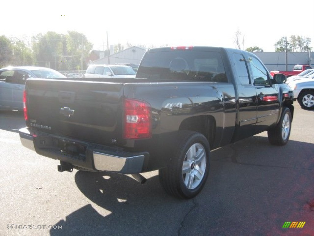 2008 Silverado 1500 LT Extended Cab 4x4 - Black / Ebony photo #6