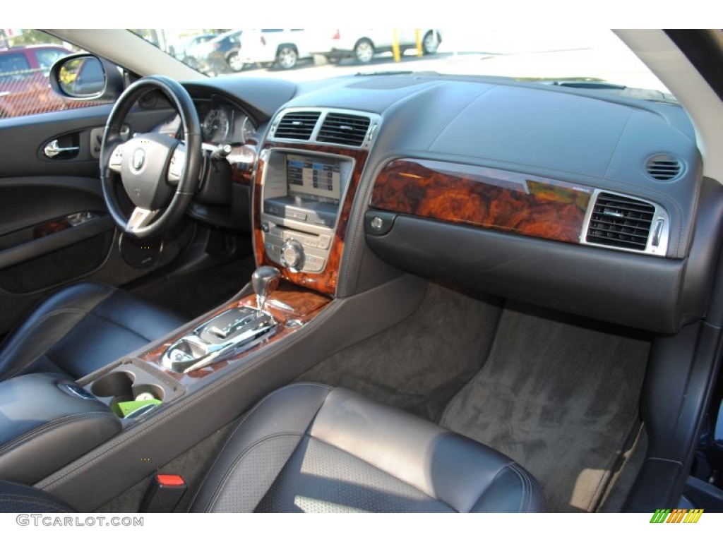 2008 Jaguar XK XK8 Convertible Charcoal Dashboard Photo #55385208