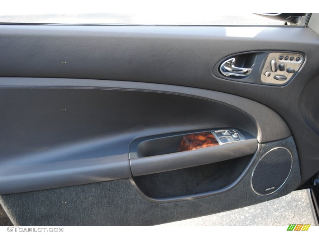 2008 Jaguar XK XK8 Convertible Charcoal Door Panel Photo #55385235