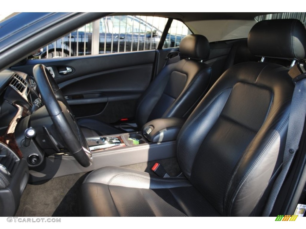 Charcoal Interior 2008 Jaguar XK XK8 Convertible Photo #55385244