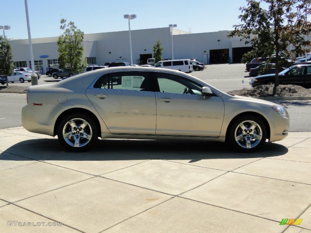 2010 Malibu LT Sedan - Gold Mist Metallic / Titanium photo #4