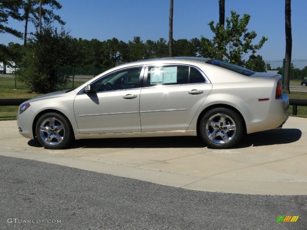 2010 Malibu LT Sedan - Gold Mist Metallic / Titanium photo #7