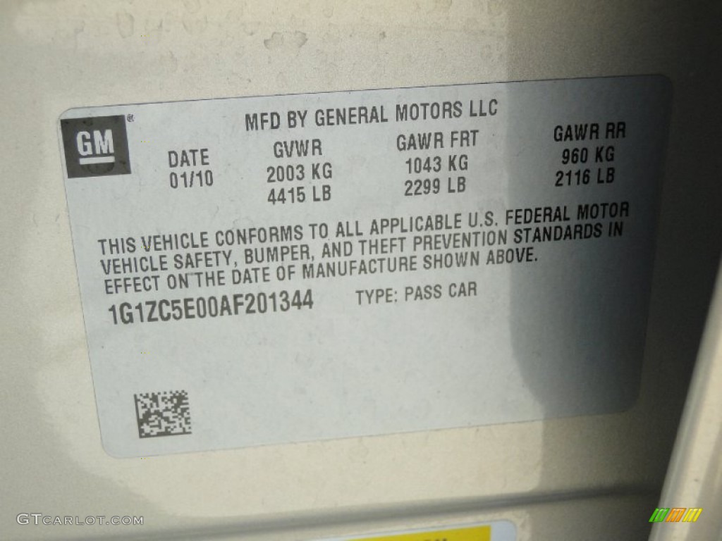 2010 Malibu LT Sedan - Gold Mist Metallic / Titanium photo #38