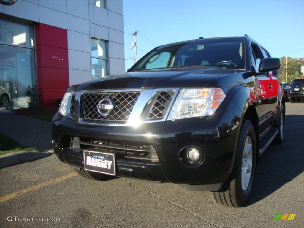 2008 Pathfinder SE 4x4 - Super Black / Graphite photo #1