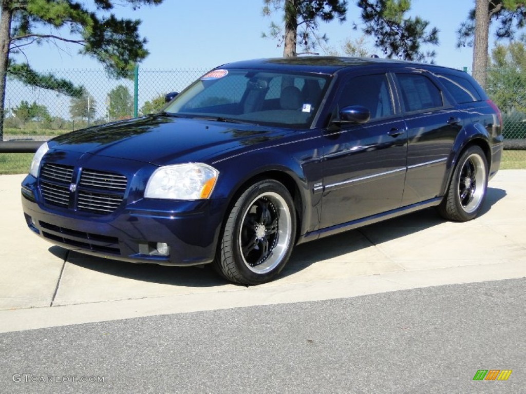 2005 Magnum R/T - Midnight Blue Pearl / Dark Slate Gray/Light Graystone photo #10
