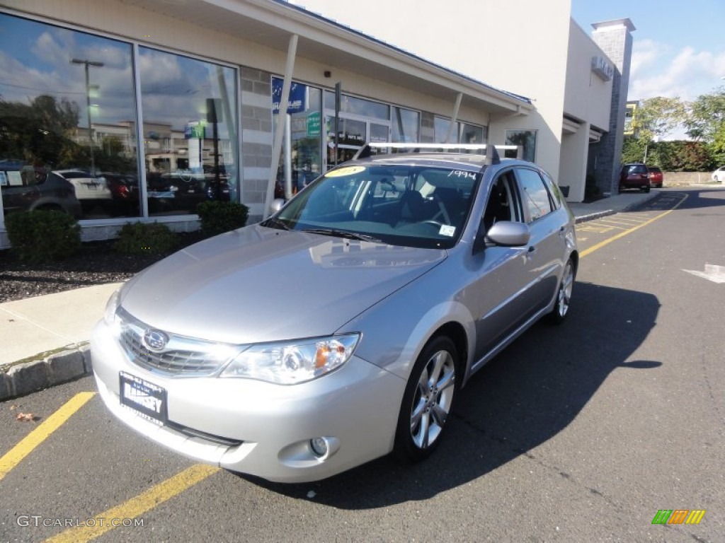 2008 Impreza Outback Sport Wagon - Steel Silver Metallic / Carbon Black photo #1