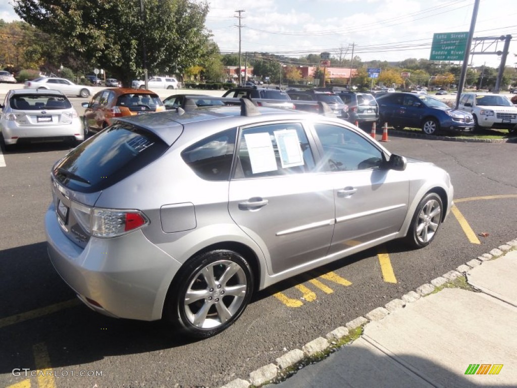 2008 Impreza Outback Sport Wagon - Steel Silver Metallic / Carbon Black photo #8