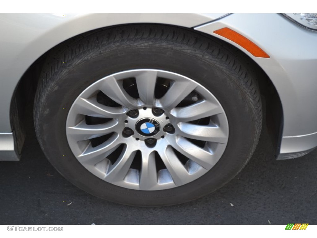 2009 3 Series 328i Sedan - Titanium Silver Metallic / Black photo #2