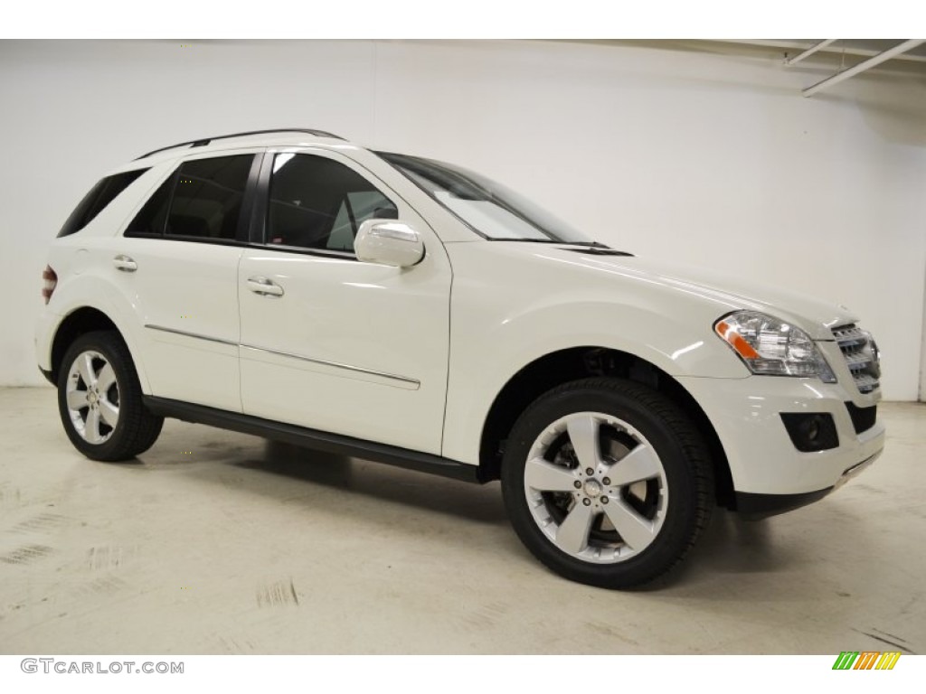 Arctic White 2009 Mercedes-Benz ML 350 4Matic Exterior Photo #55391263