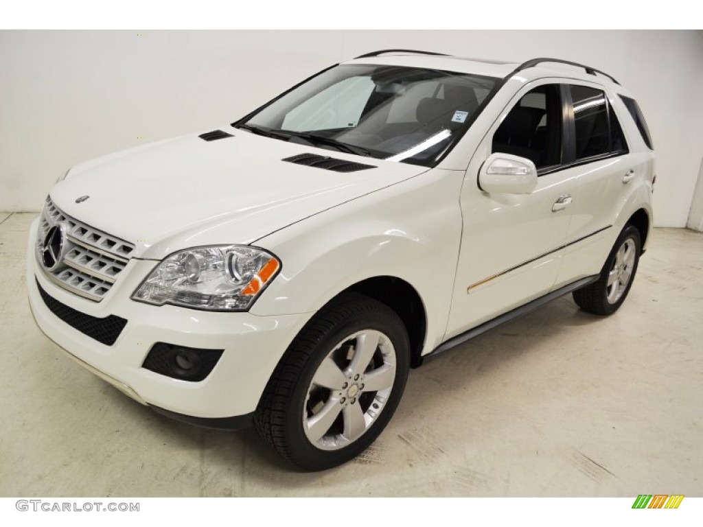 Arctic White 2009 Mercedes-Benz ML 350 4Matic Exterior Photo #55391307