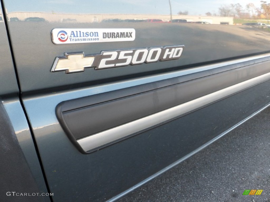 2007 Silverado 2500HD Classic LT Crew Cab 4x4 - Blue Granite Metallic / Dark Charcoal photo #3