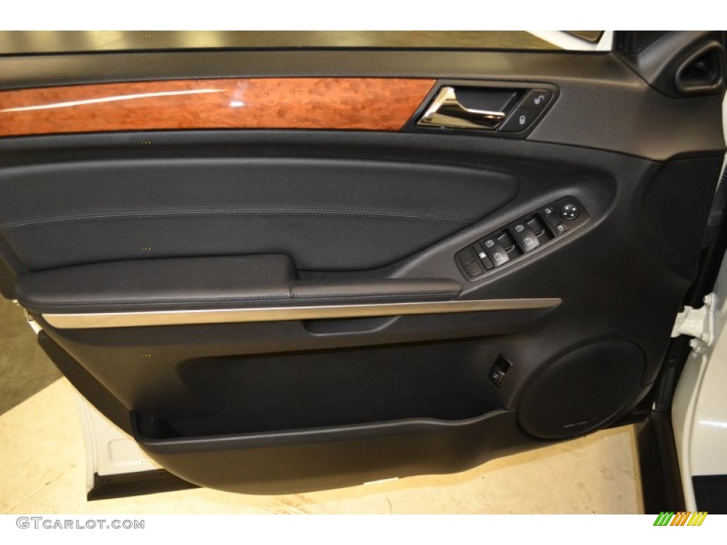 2009 Mercedes-Benz ML 350 4Matic Black Door Panel Photo #55391375