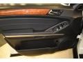 Black 2009 Mercedes-Benz ML 350 4Matic Door Panel