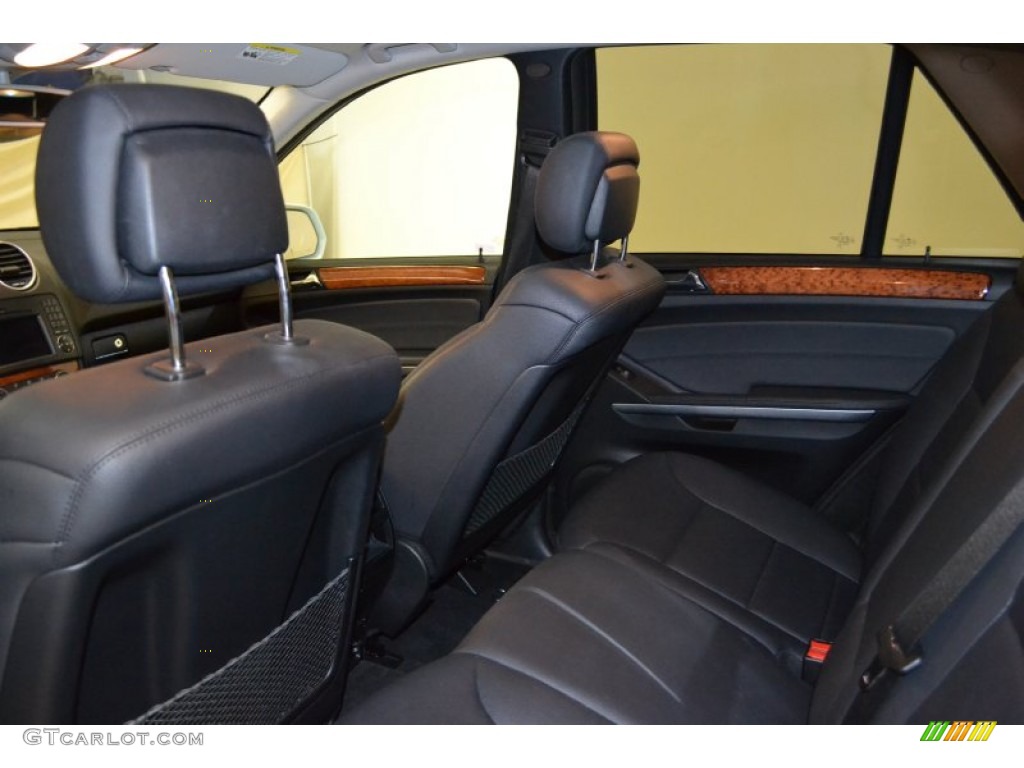 Black Interior 2009 Mercedes-Benz ML 350 4Matic Photo #55391382