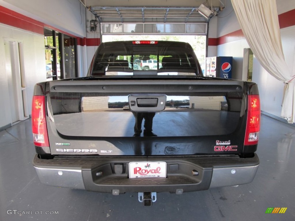2012 Sierra 1500 SLT Crew Cab 4x4 - Onyx Black / Ebony photo #3