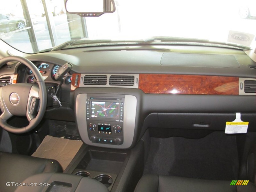 2012 Sierra 1500 SLT Crew Cab 4x4 - Onyx Black / Ebony photo #9
