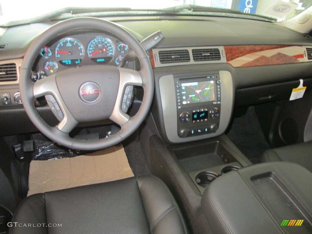 2012 Sierra 1500 SLT Crew Cab 4x4 - Onyx Black / Ebony photo #12