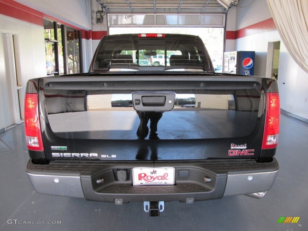 2012 Sierra 1500 SLE Crew Cab - Onyx Black / Ebony photo #3