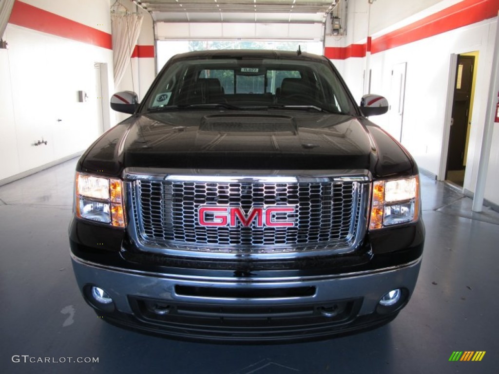 2012 Sierra 1500 SLE Crew Cab - Onyx Black / Ebony photo #6