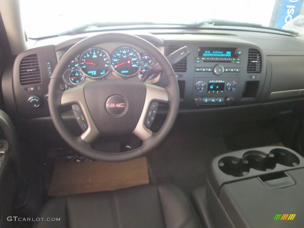 2012 Sierra 1500 SLE Crew Cab - Onyx Black / Ebony photo #12