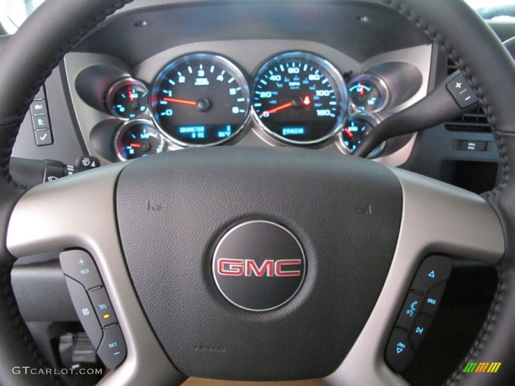 2012 Sierra 1500 SLE Crew Cab - Onyx Black / Ebony photo #13