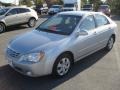 2005 Clear Silver Kia Spectra LX Sedan  photo #2