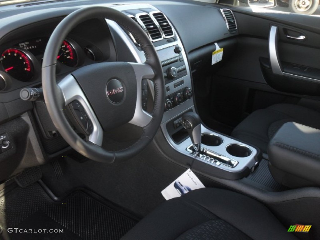 Ebony Interior 2012 GMC Acadia SLE Photo #55392654