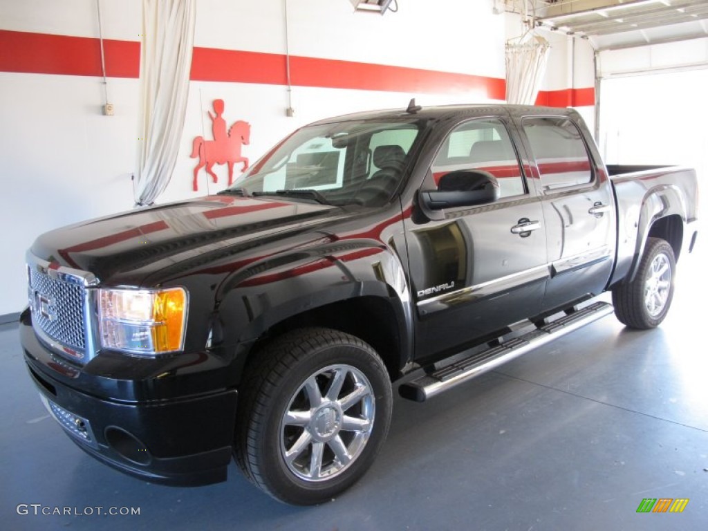 2012 Sierra 1500 Denali Crew Cab 4x4 - Onyx Black / Ebony photo #1
