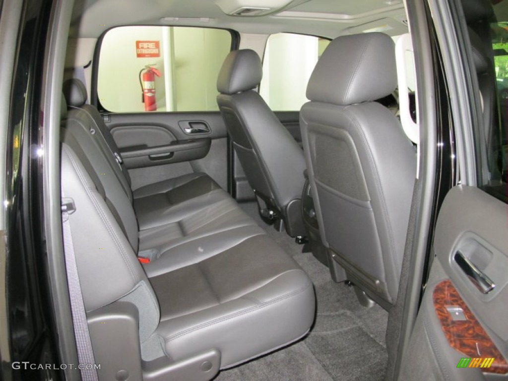 Ebony Interior 2012 GMC Sierra 1500 Denali Crew Cab 4x4 Photo #55392759