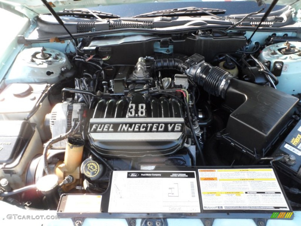 1995 Ford Taurus GL Sedan 3.8 Liter OHV 12-Valve V6 Engine Photo #55393671